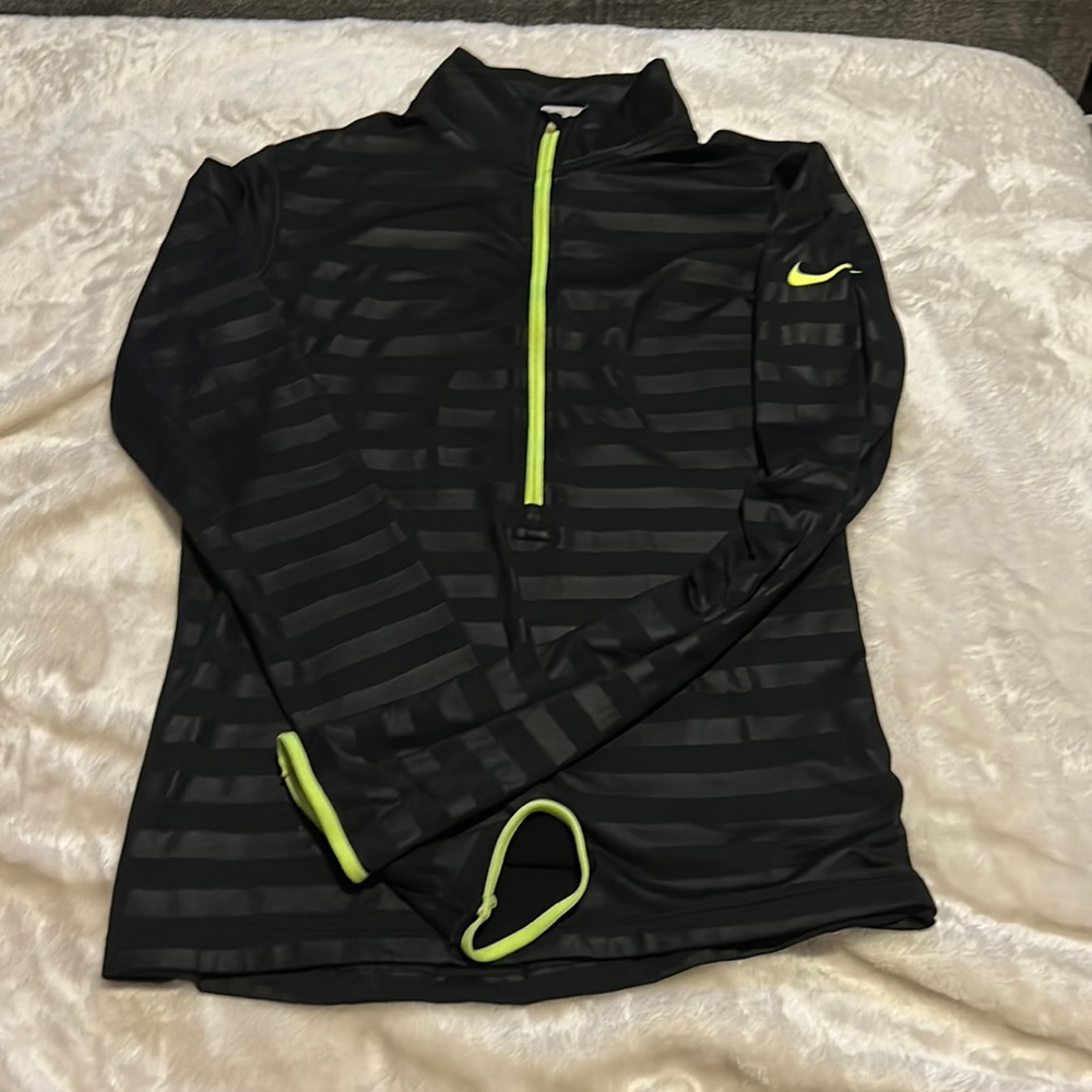 Athletic zip up Nike pro dri-fit